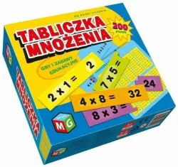 Tabliczka mnożenia. Gra edukacyjna. Multigra