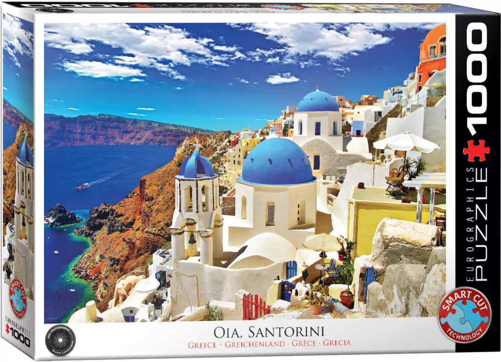 Puzzle 1000. Santorini Grecja 6000-0944 - tantis.pl