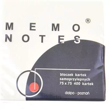 Memo. Notes samoprzylepny 75x75/400K - tantis.pl