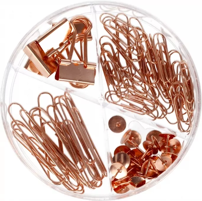 Akcesoria biurowe miedziane - tantis.pl