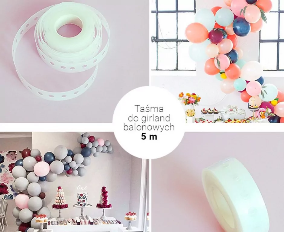 Taśma do girland balonowych 5m - tantis.pl