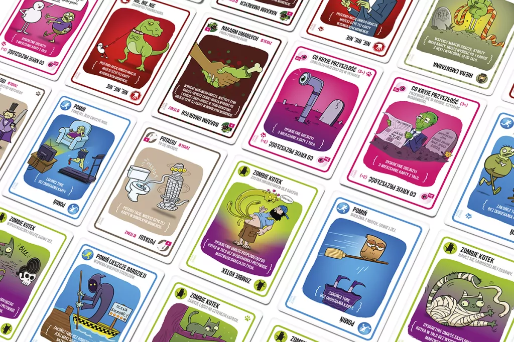 Kotki Zombie. Eksplodujące Kotki. Gra karciana - tantis.pl