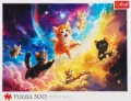 Puzzle 500 Kosmiczne kotki TREFL - tantis.pl