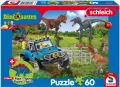 Puzzle 60. Schleich Dinozaury + figurka - tantis.pl