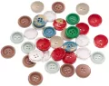 Drewniane guziki 2cm, 35 sztuk - tantis.pl