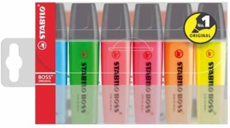 Zakreślacz Boss 6 kolorów - tantis.pl