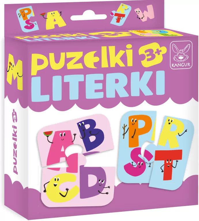 Puzzelki Literki 3+ - tantis.pl