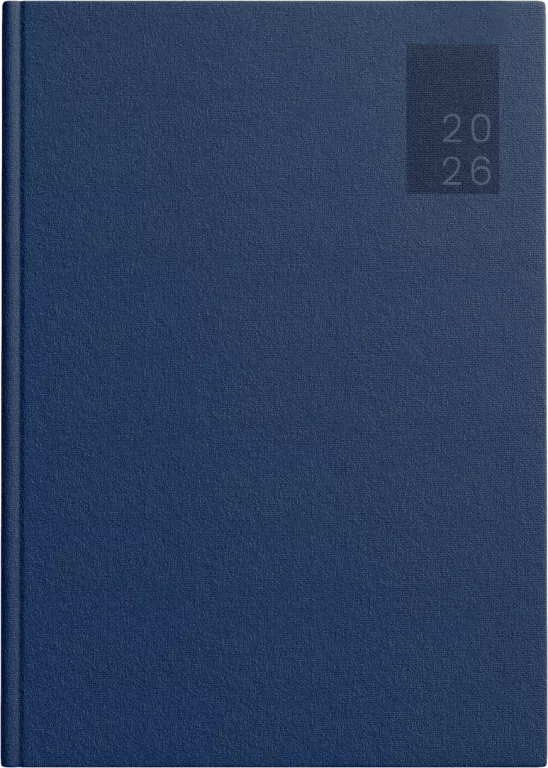 Kalendarz 2026 książkowy A5 Basic DTP granatowy - tantis.pl