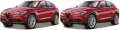 Multipak: Alfa Romeo Stelvio Red 1:24 BBURAGO x2 - tantis.pl