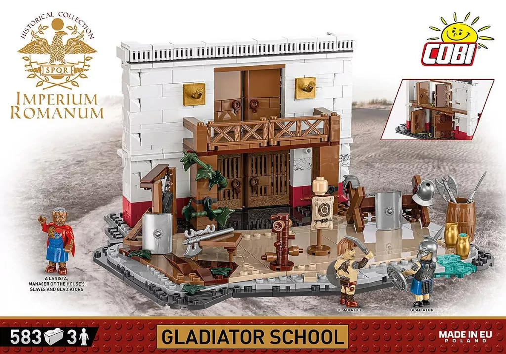 Szkoła Gladiatorów. Imperium Rzymskie. Cobi - tantis.pl