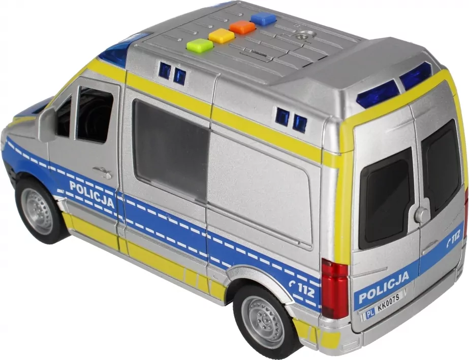 Auto Policja Radiowóz światło/dźwięk - tantis.pl