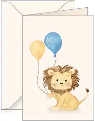 Karnet B6 + koperta 6140 Lwiątko