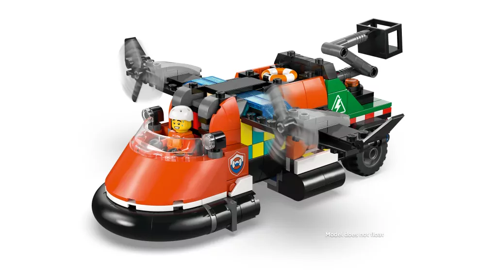 LEGO® City.  Zestaw z samolotem, ciężarówką serwisową i poduszkowcem 60505 - tantis.pl