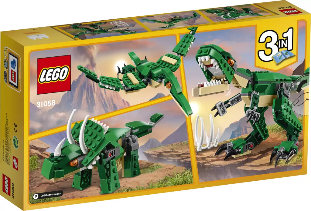 LEGO Creator 3w1. Potężne dinozaury. 31058 - tantis.pl