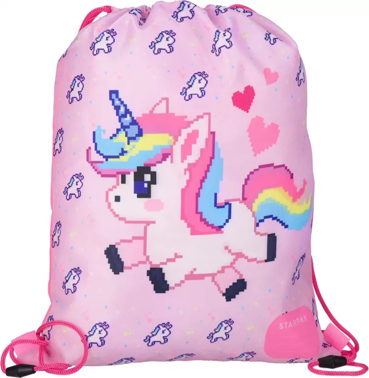 Worek na buty. Pixel Unicorn - tantis.pl