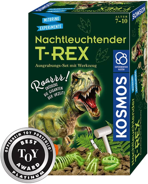 Zestaw Archeologiczny. Świecący w ciemności T-Rex - tantis.pl
