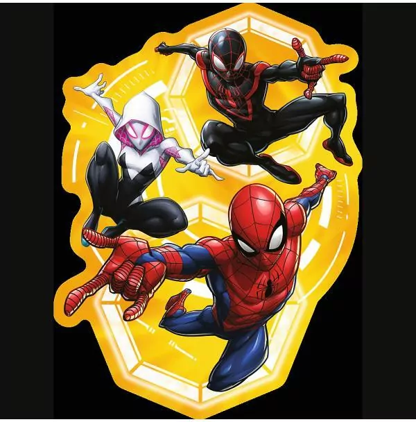 Puzzle drewniane 50 SpiderMan gotowy w akcji TREFL - tantis.pl