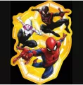 Puzzle drewniane 50 SpiderMan gotowy w akcji TREFL - tantis.pl
