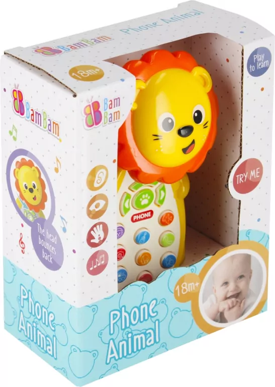 Telefonik lew muzyczny BAM BAM - tantis.pl