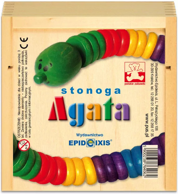 Stonoga Agata. Zabawka twórcza - tantis.pl