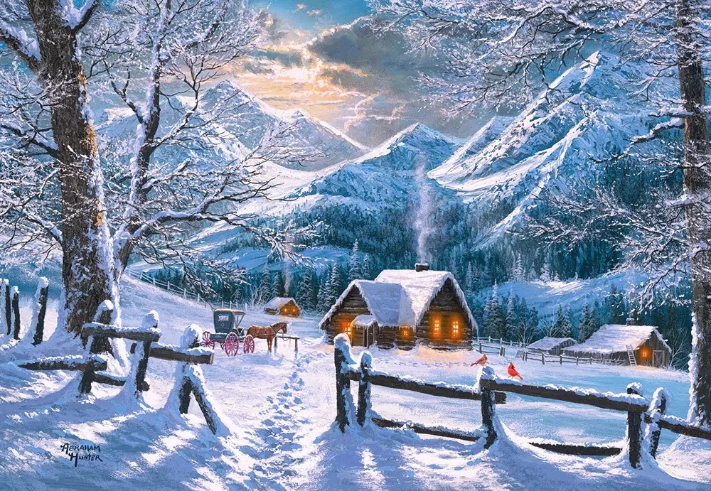 Puzzle Snowy Morning 1500 - tantis.pl