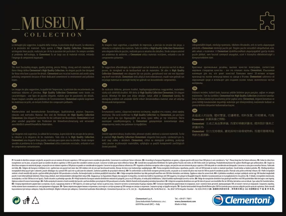 Puzzle 1000. Museum Collection. Wielka fala w Kanagawie. Hokusai. 39378 - tantis.pl