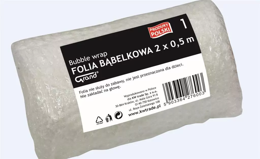 Folia bąbelkowa 2m x 0,5m - tantis.pl