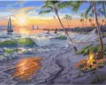 Malowanie po numerach. Wypoczynek 40x50cm - tantis.pl