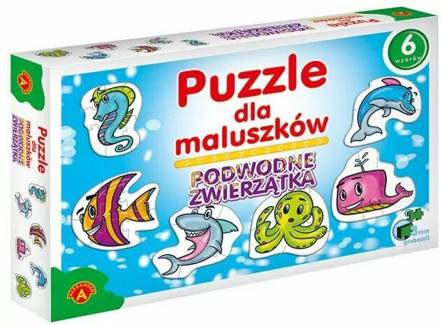 Alexander. Puzzle dla maluszków. Podwodne zwierzątka - tantis.pl