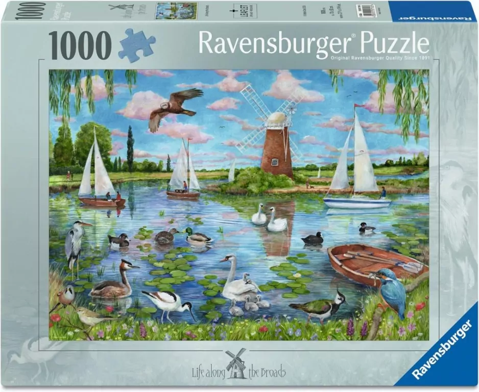 Puzzle 1000 Life along the Broads - tantis.pl
