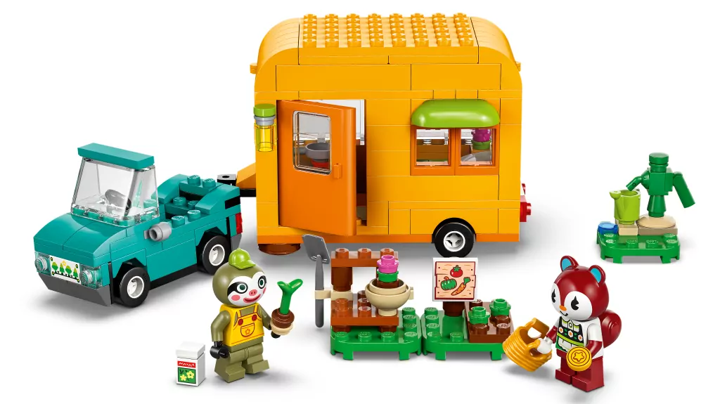 LEGO® Animal Crossing. Leif i jego karawan oraz sklep ogrodniczy 77054 - tantis.pl