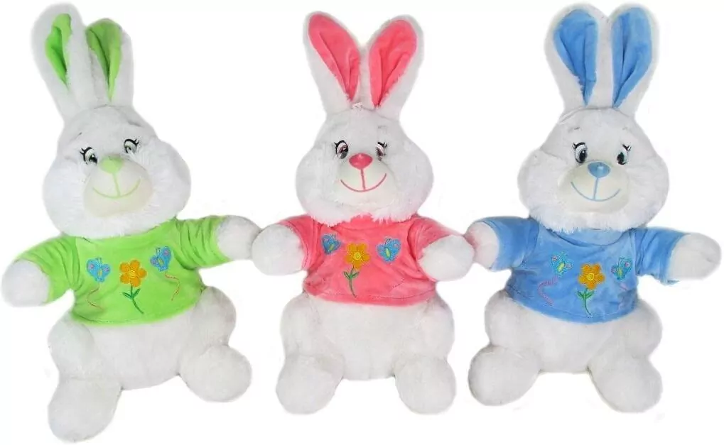 Zajączek w bluzce 30cm MIX - tantis.pl