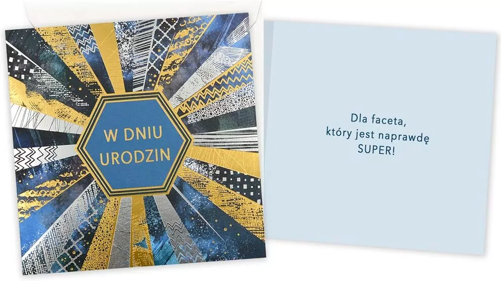 Karnet Urodziny (męskie) - tantis.pl