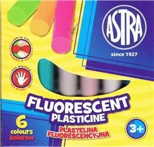 Plastelina fluorescencyjna 6 kolorów - tantis.pl