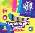 Plastelina fluorescencyjna 6 kolorów - tantis.pl