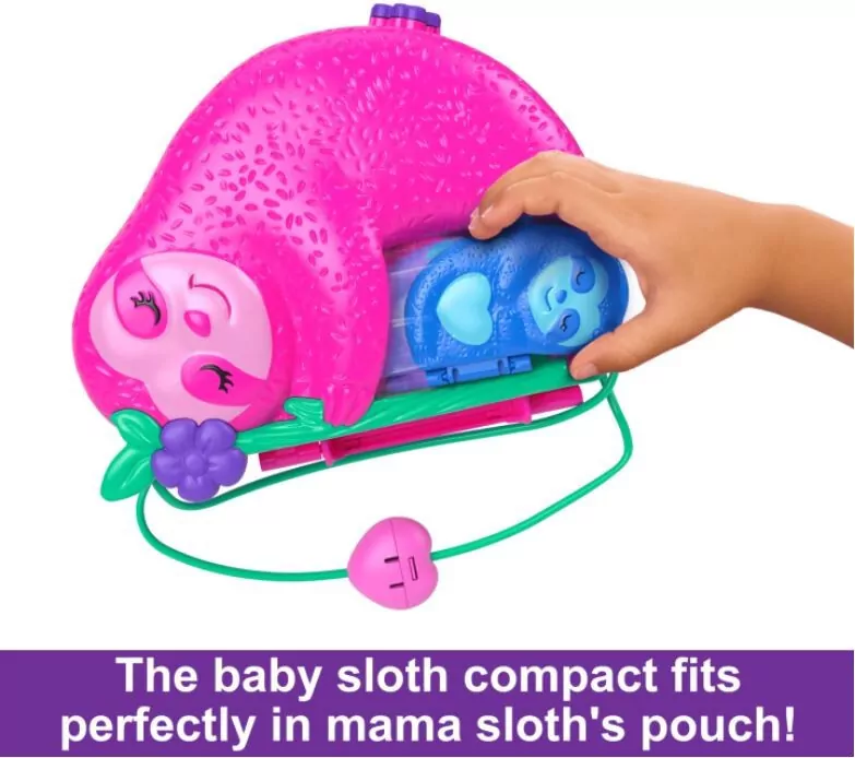Polly Pocket. Kompaktowa torebka Rodzina leniwców - tantis.pl