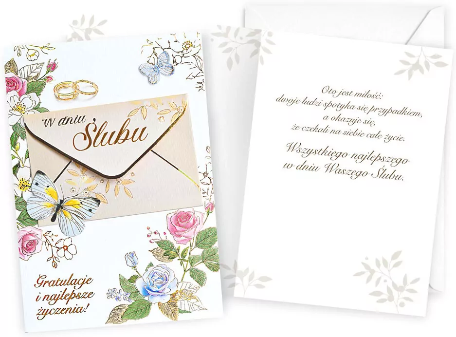 Karnet B6 Ślub - tantis.pl