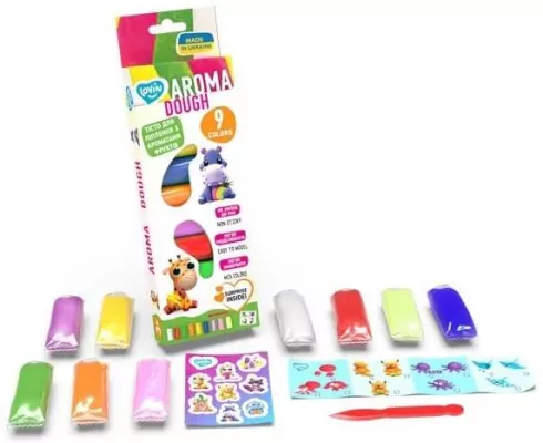 Plastelina Aroma 9 kolorów