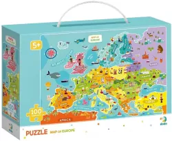 DODO. Puzzle 100 Mapa Europy