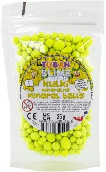 Kulki mineralne 25g - limonkowe TUBAN - tantis.pl