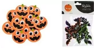 Piankowe naklejki halloweenowe MIX - tantis.pl