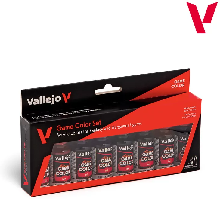 Vallejo: 72.296 - Game Color - Game Inks (8x18 ml) - tantis.pl