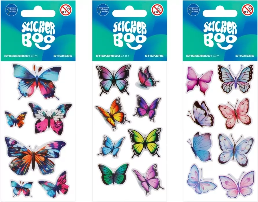 Naklejki Sticker BOO Motyle mix - tantis.pl