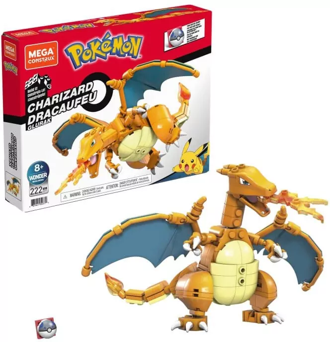 Mega Pokemon Charizard do zbudowania - tantis.pl