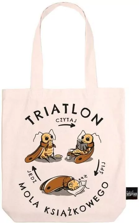 Torba bawełniania. Triatlon mola książkowego - tantis.pl