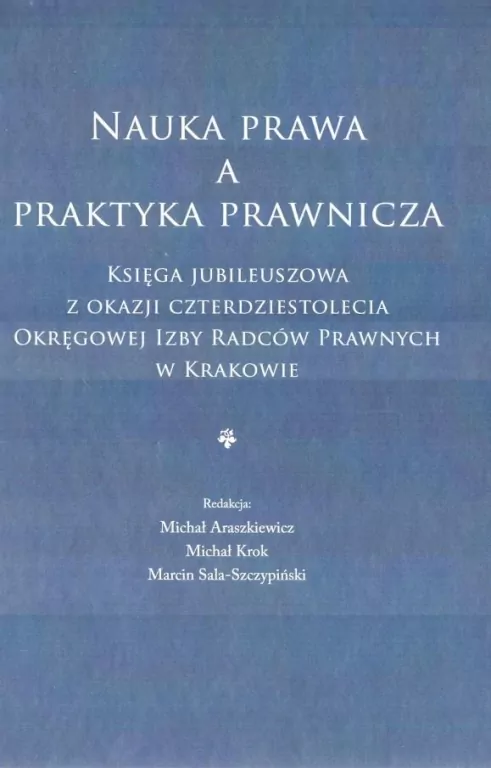 Nauka prawa a praktyka prawnicza - tantis.pl