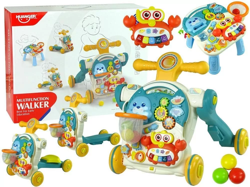 Stolik edukacyjny pchacz 4w1 - tantis.pl