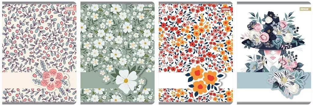 Zeszyt A5/60K kratka Flower (5szt) - tantis.pl