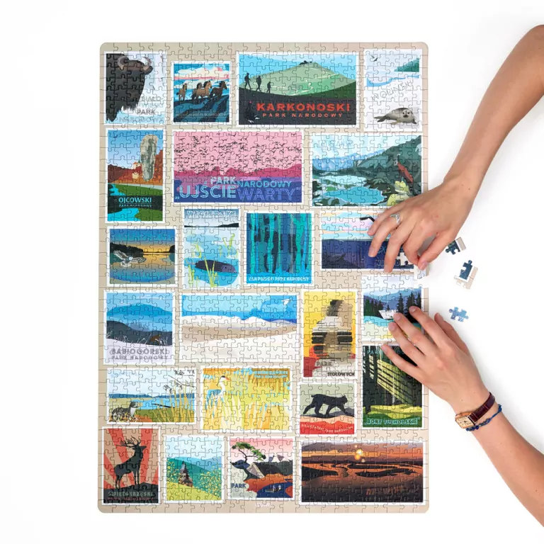 Puzzlove CzuCzu Polskie Parki Narodowe 1000 elementów - tantis.pl