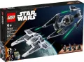 LEGO Star Wars. Klocki, Mandaloriański myśliwiec Fang Fighter kontra TIE Interceptor, 75348 - tantis.pl